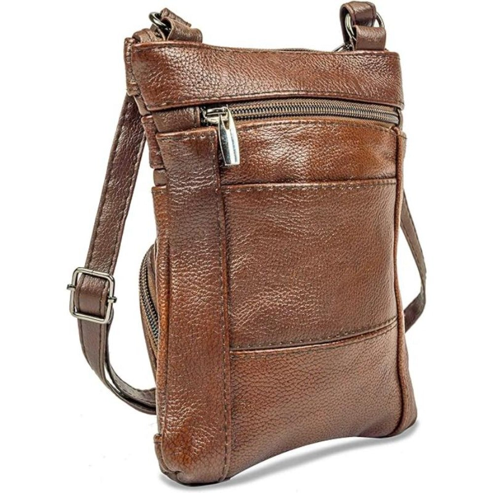 Women's Wallet – Genuine Leather, Multi Pocket, Adjustable Strap – detail view 72