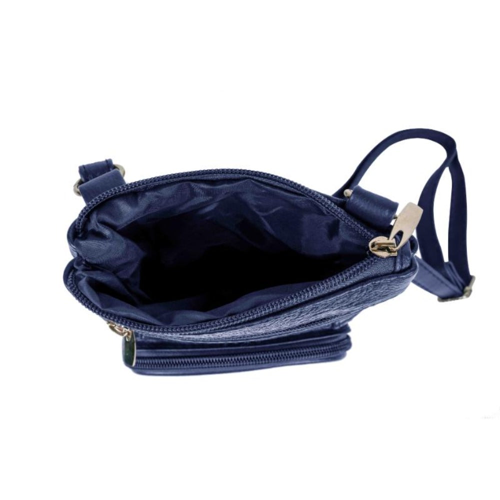 Women's Wallet – Genuine Leather, Multi Pocket, Adjustable Strap – detail view 80