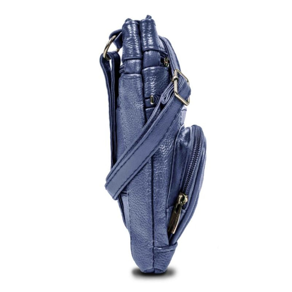 Women's Wallet – Genuine Leather, Multi Pocket, Adjustable Strap – detail view 81