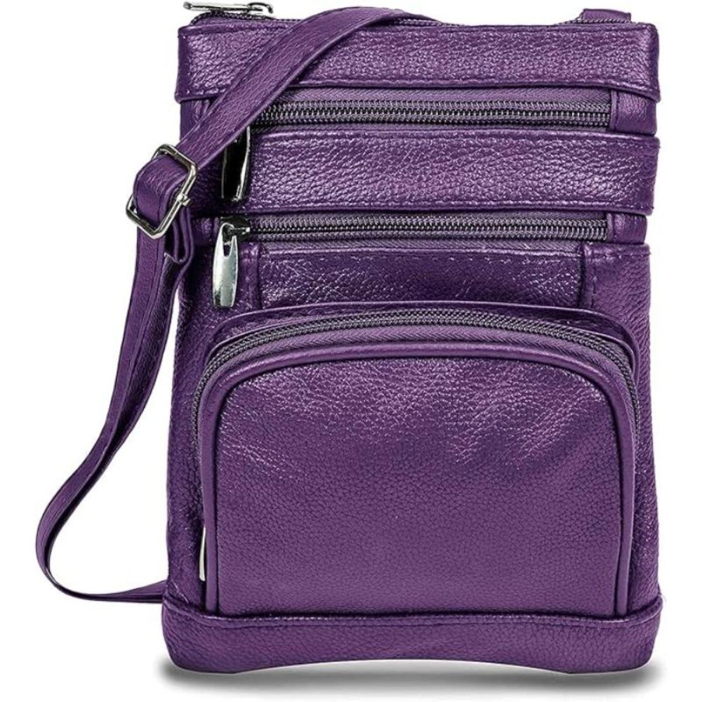 Women's Wallet – Genuine Leather, Multi Pocket, Adjustable Strap – detail view 8
