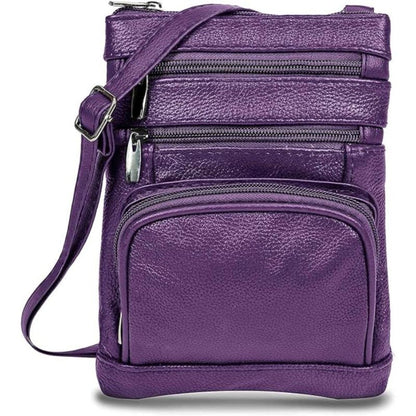 Women's Wallet – Genuine Leather, Multi Pocket, Adjustable Strap – detail view 8