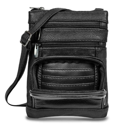 Women's Wallet – Genuine Leather, Multi Pocket, Adjustable Strap – detail view 91