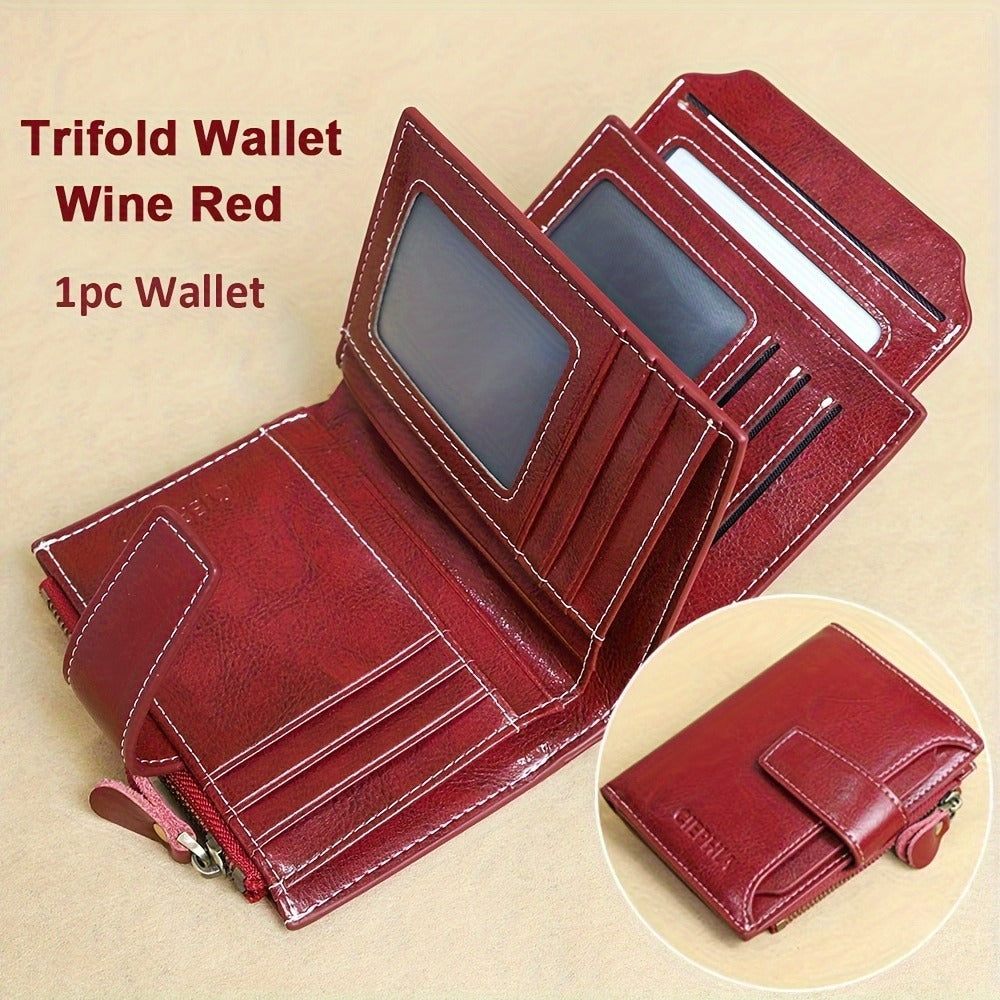 Women's Wallet – Genuine Leather, RFID Blocking – detail view 2