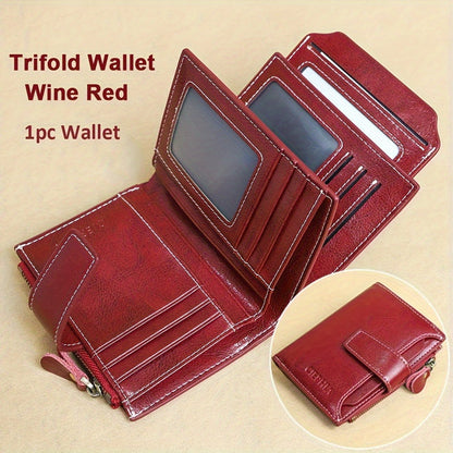 Women's Wallet – Genuine Leather, RFID Blocking – detail view 2