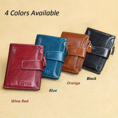 Women's Wallet – Genuine Leather, RFID Blocking – detail view 3