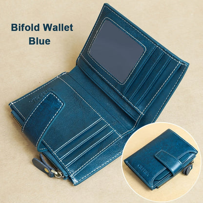 Women's Wallet – 4 Colors, Genuine Leather, RFID Blocking – detail view 16