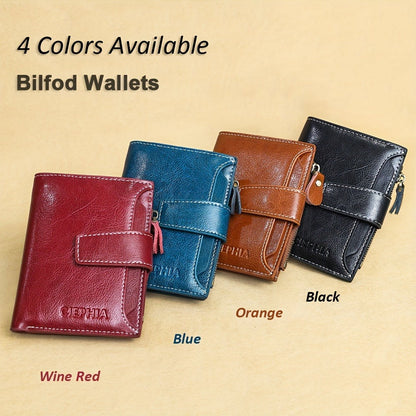 Women's Wallet – 4 Colors, Genuine Leather, RFID Blocking – alternate view