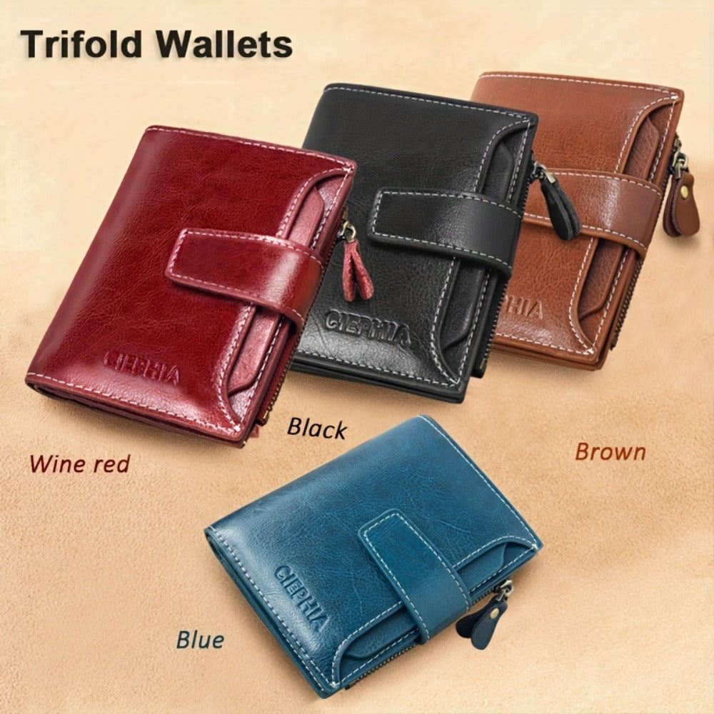 Women's Wallet – 4 Colors, Genuine Leather, RFID Blocking – detail view 19