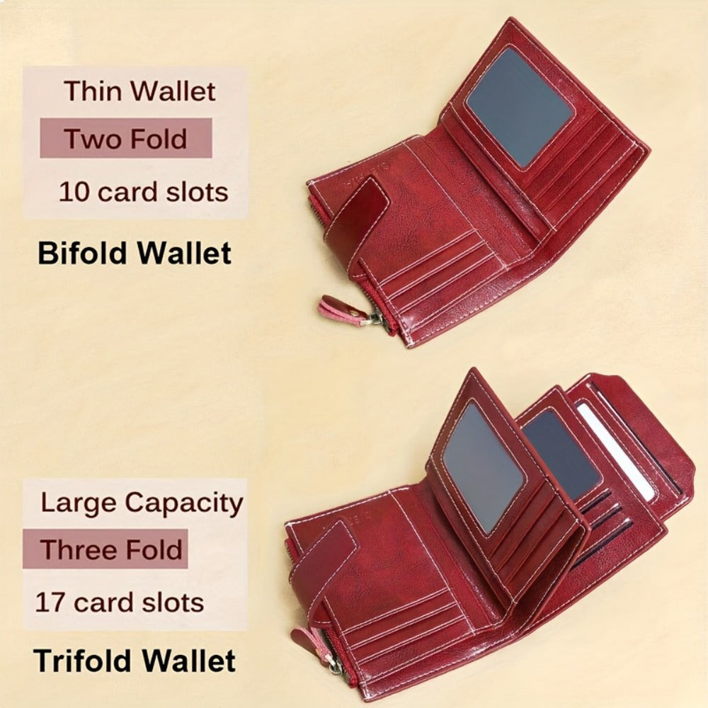 Women's Wallet – 4 Colors, Genuine Leather, RFID Blocking – detail view 5