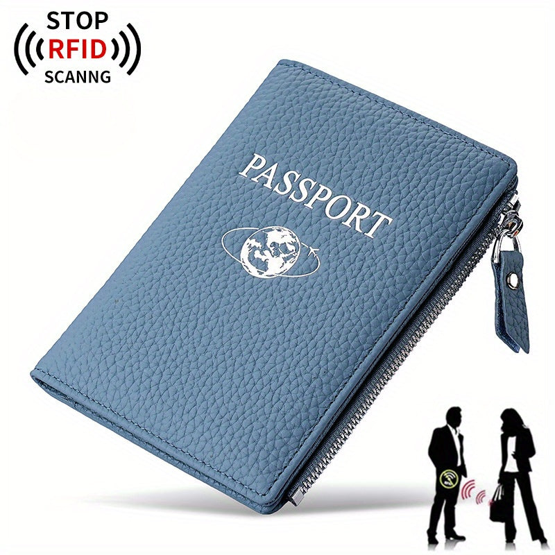 Women's Wallet – Genuine Leather, for Travel – front view - product view 11