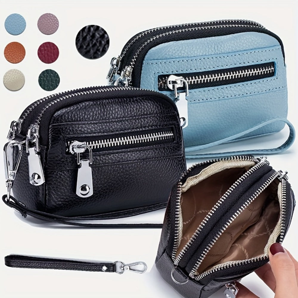 Women's Wallet – 7 Colors, Genuine Leather – front view