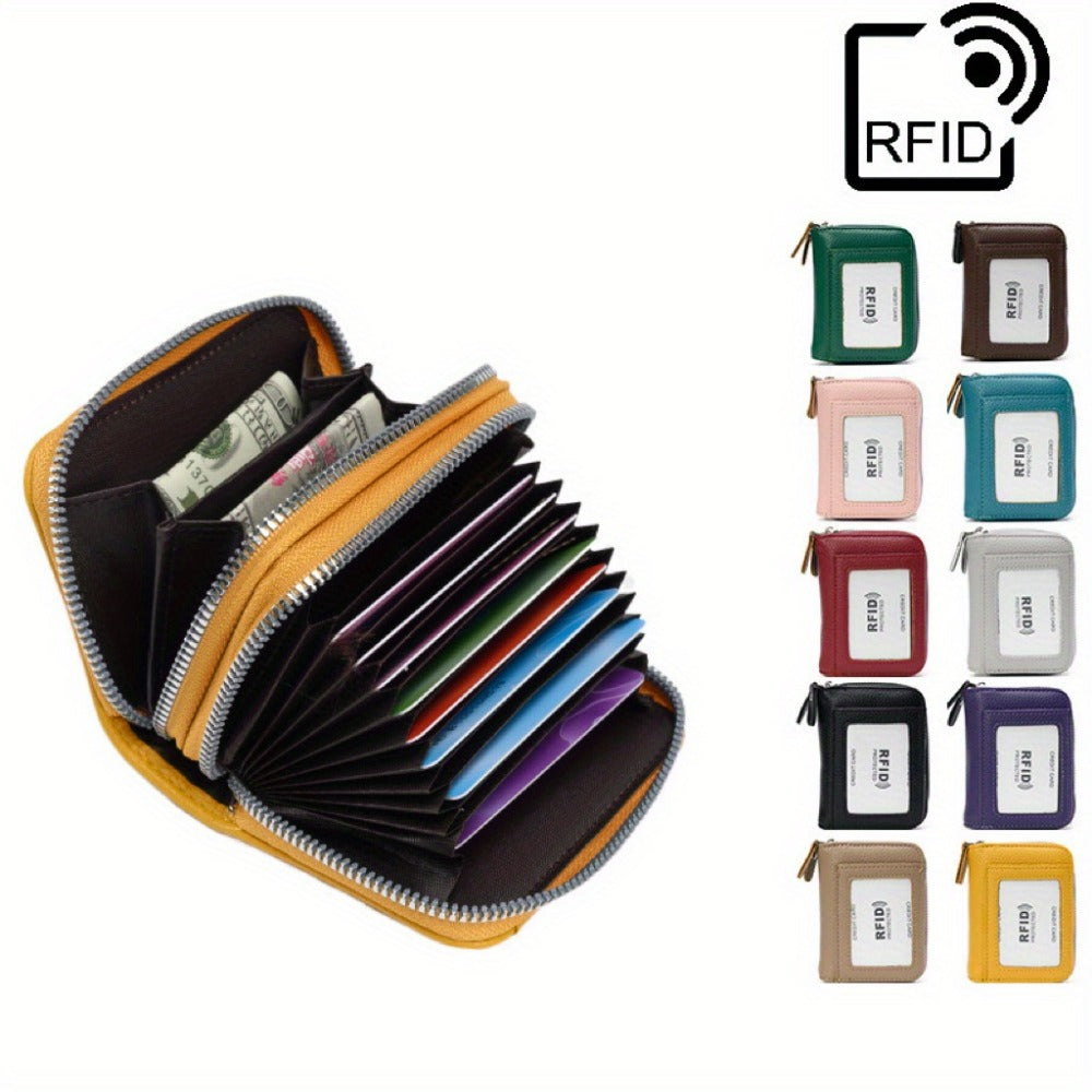 Women's Wallet – 5 Colors, Genuine Leather, RFID Blocking, Large Capacity – detail view 16