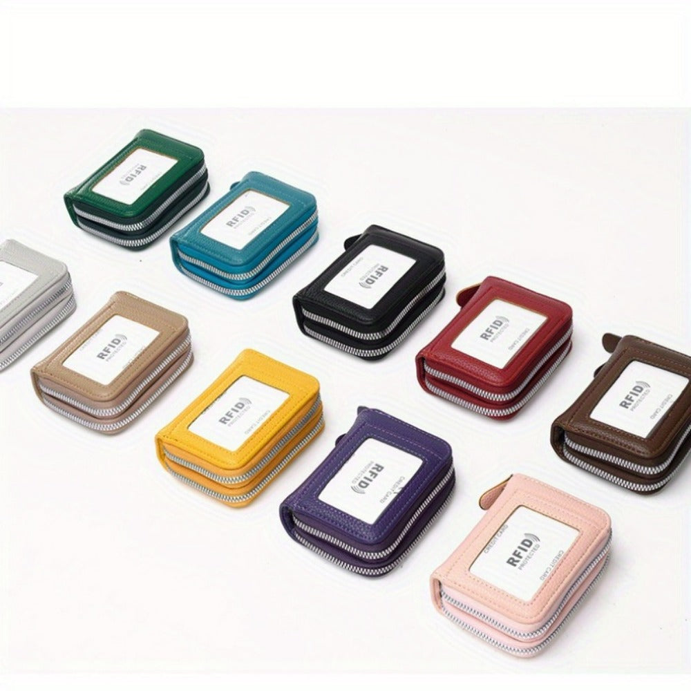 Women's Wallet – 5 Colors, Genuine Leather, RFID Blocking, Large Capacity – detail view 17