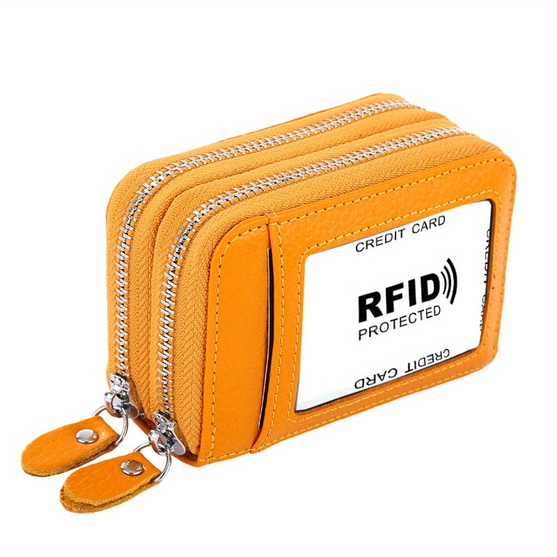 Women's Wallet – 5 Colors, Genuine Leather, RFID Blocking, Large Capacity – detail view 24