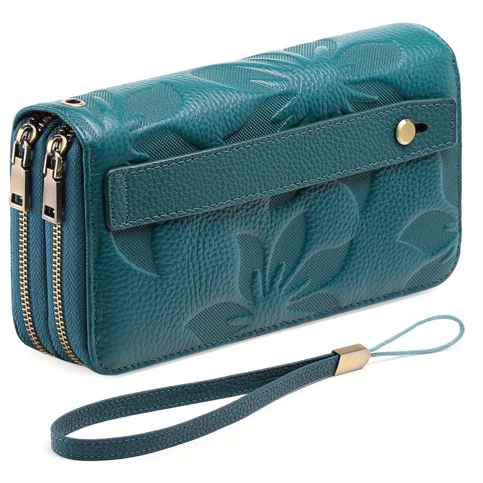 Women's Wallet – Genuine Leather, RFID Blocking, Large Capacity – front view - product view 13