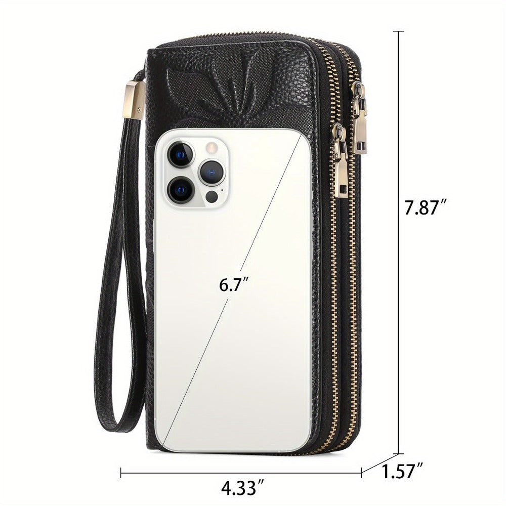 Women's Wallet – Genuine Leather, RFID Blocking, Large Capacity – detail view 4