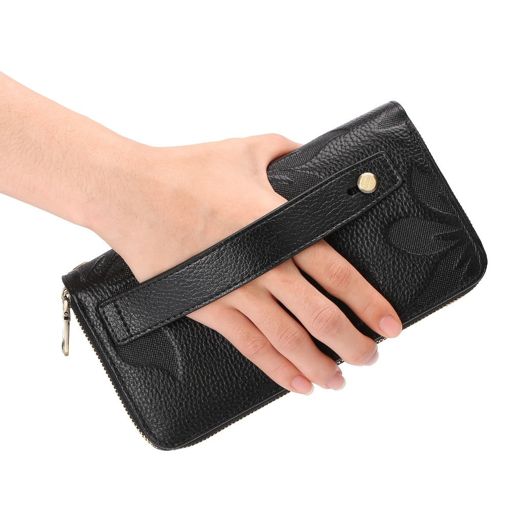 Women's Wallet – Genuine Leather, RFID Blocking, Large Capacity – detail view 10