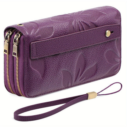 Women's Wallet – Genuine Leather, RFID Blocking, Large Capacity – alternate view