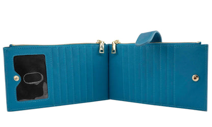 Women's Wallet – Genuine Leather, RFID Blocking, Clear – detail view 25