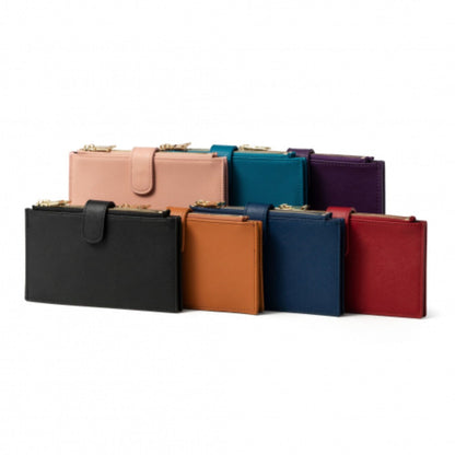 Women's Wallet – Genuine Leather, RFID Blocking, Clear – detail view 26