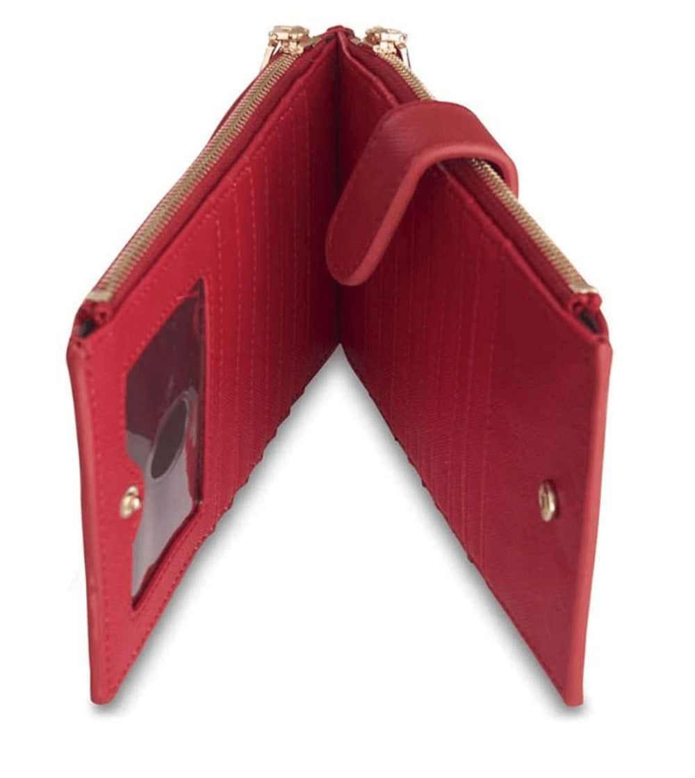 Women's Wallet – Genuine Leather, RFID Blocking, Clear – detail view 31