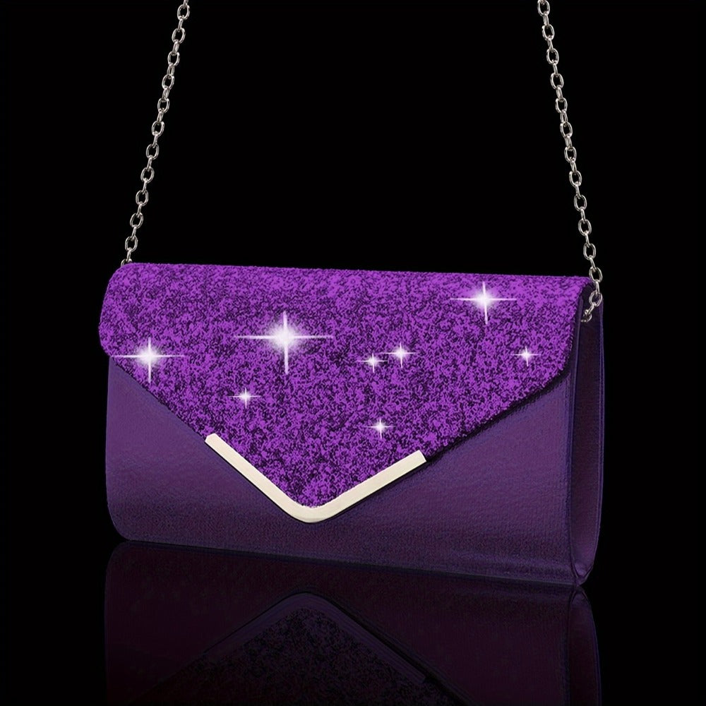 Women's Wallet – Glamorous Sequin Party Clutch Set – detail view 15