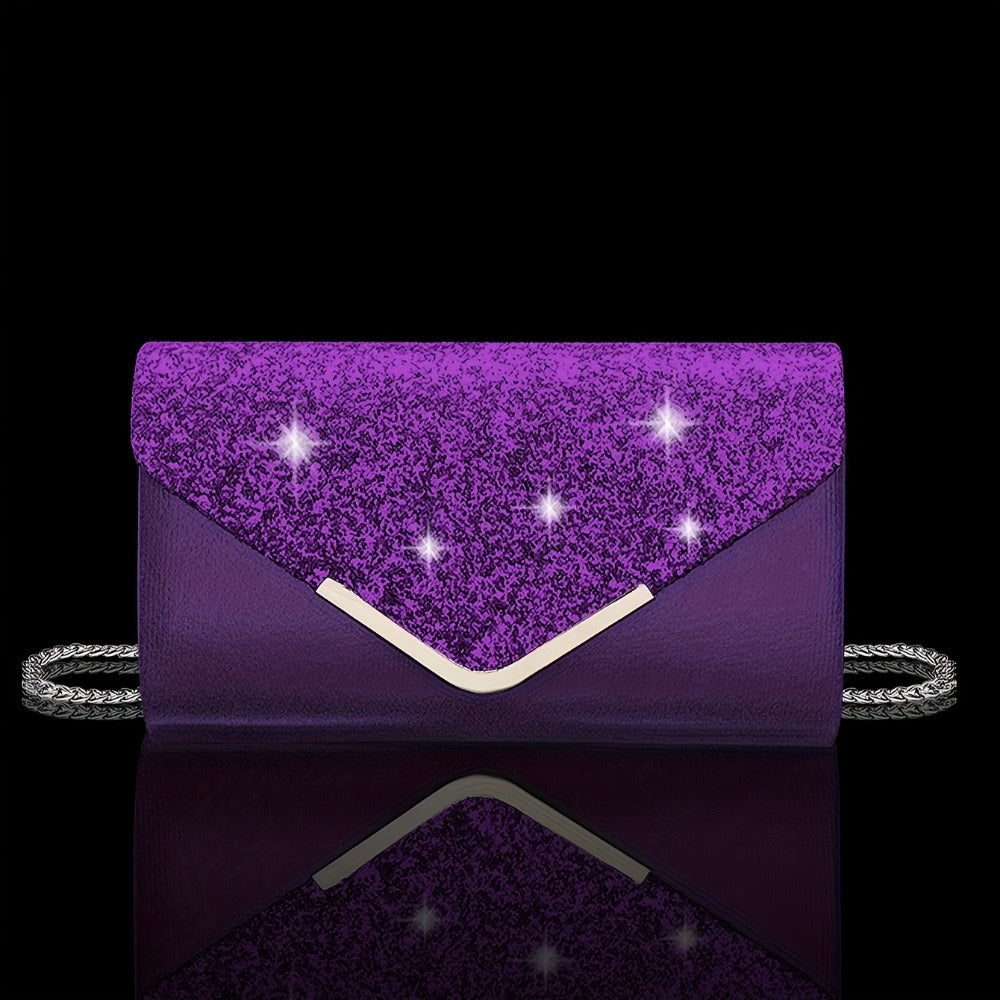 Women's Wallet – Glamorous Sequin Party Clutch Set – detail view 8
