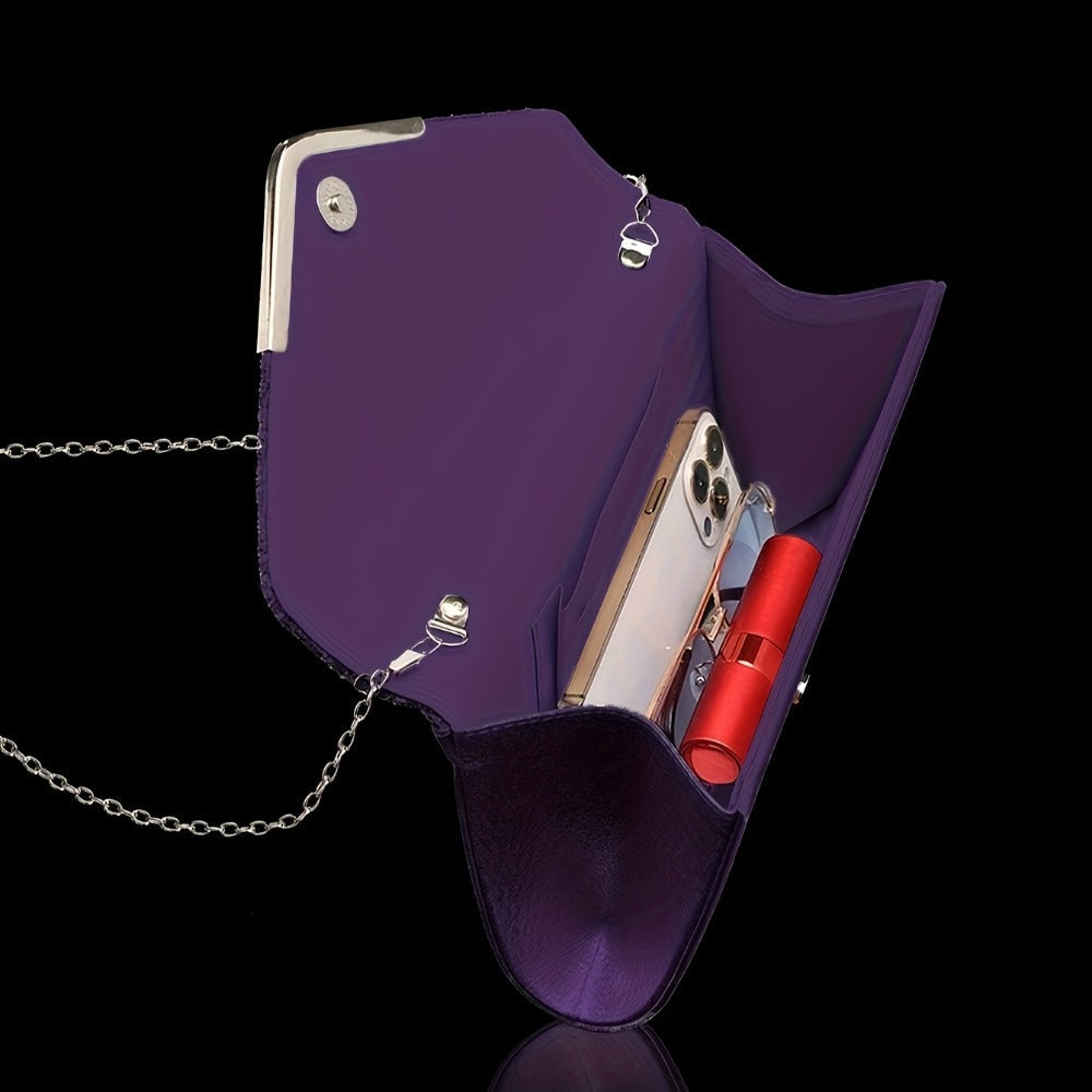 Women's Wallet – Glamorous Sequin Party Clutch Set – detail view 10