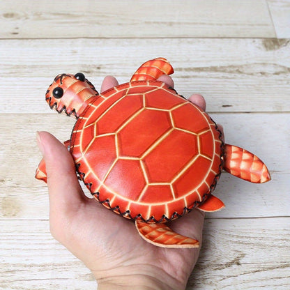 Women's Wallet – Handcrafted Retro Turtle Coin In – detail view 14
