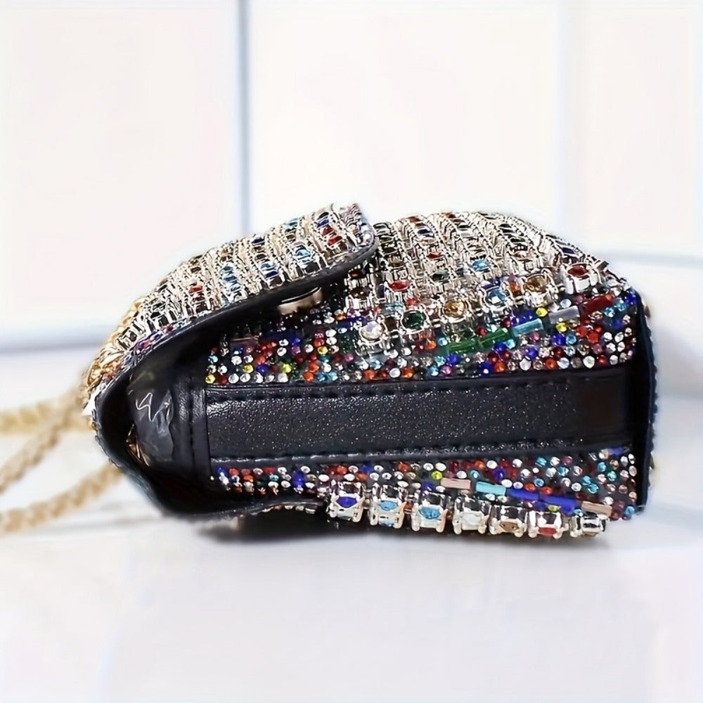 Women's Wallet – Large Capacity, Full Diamond Rhinestone Clutch Large – detail view 16