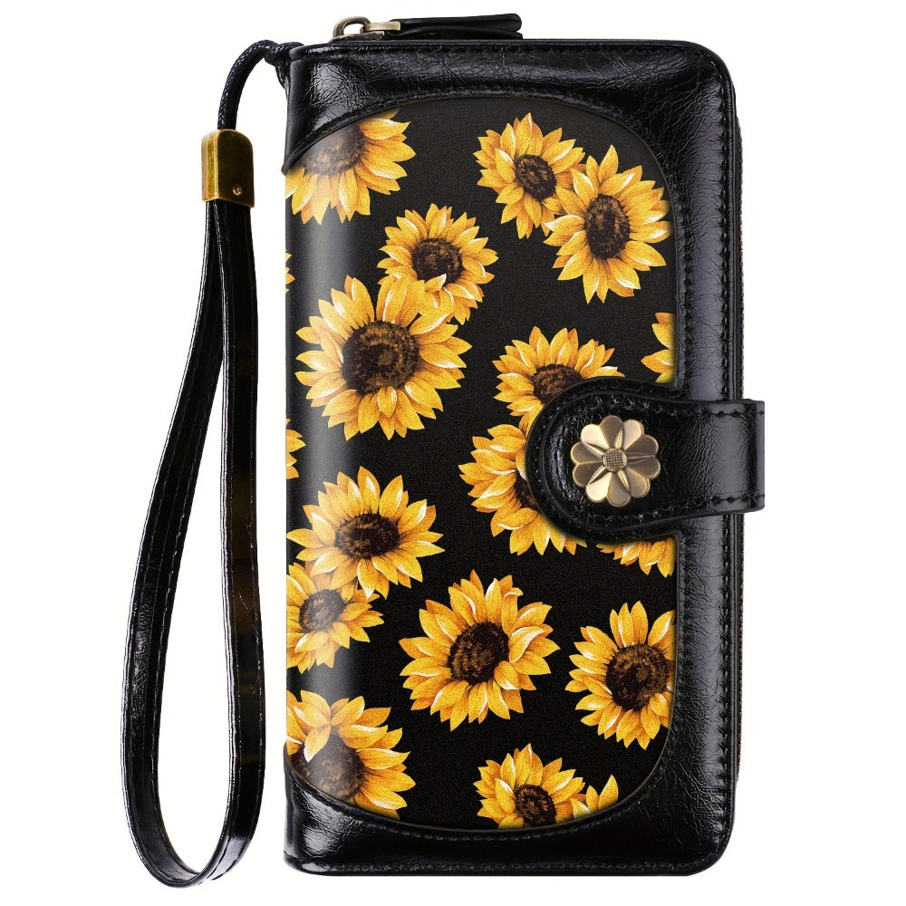 Women's Wallet – Large Capacity, Mandala Print Zipper Large Capacity – detail view 6