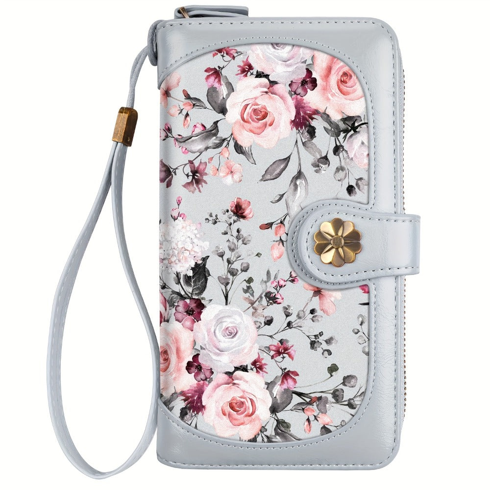 Women's Wallet – Large Capacity, Mandala Print Zipper Large Capacity – detail view 10