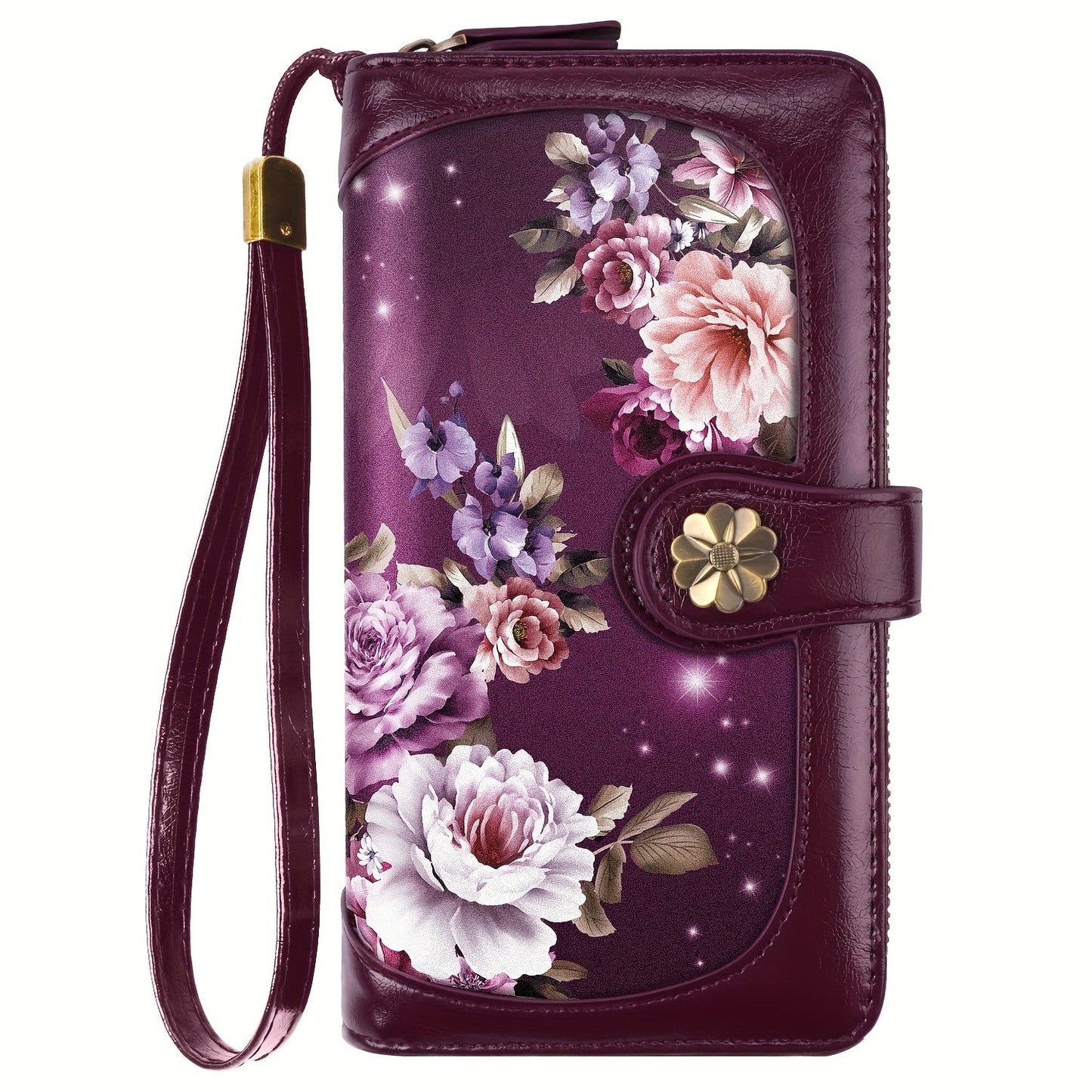 Women's Wallet – Large Capacity, Mandala Print Zipper Large Capacity – alternate view