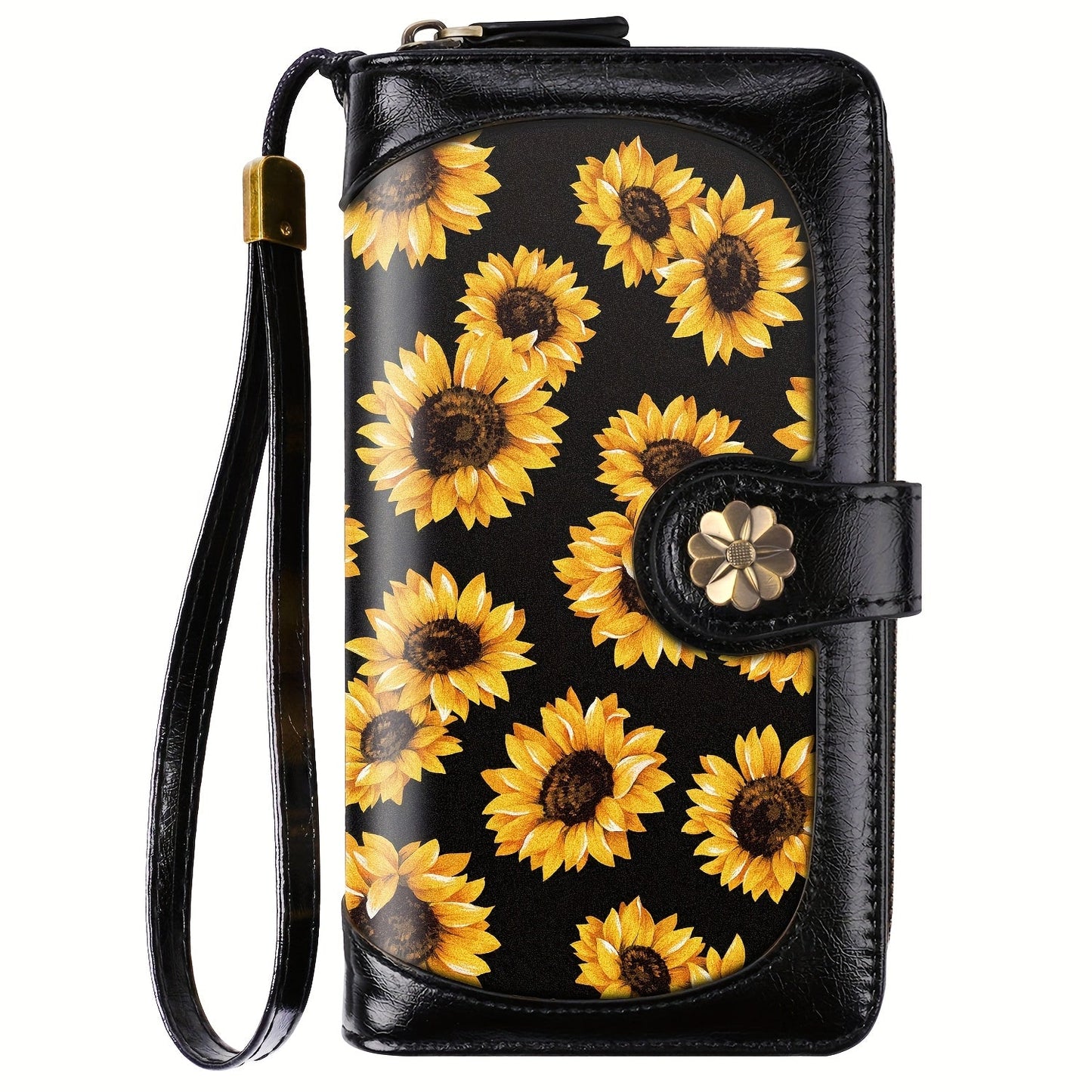 Women's Wallet – Large Capacity, Mandala Print Zipper Large Capacity – detail view 3