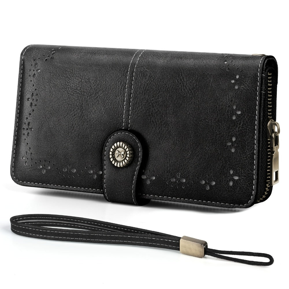 Women's Wallet – Large Capacity, Rfid Wristlet Bowknot Badge Large – detail view 8