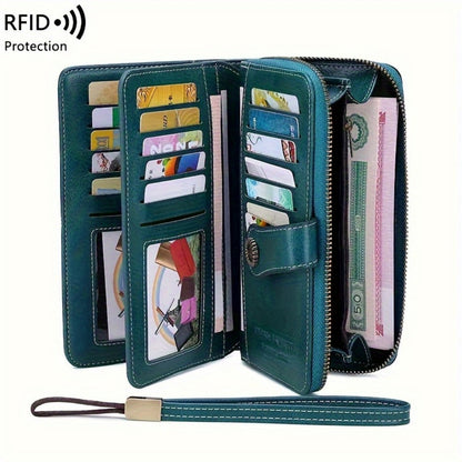 Women's Wallet – Large Capacity, Rfid Wristlet Bowknot Badge Large – detail view 11