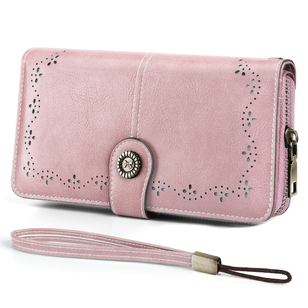 Women's Wallet – Large Capacity, Rfid Wristlet Bowknot Badge Large – detail view 12