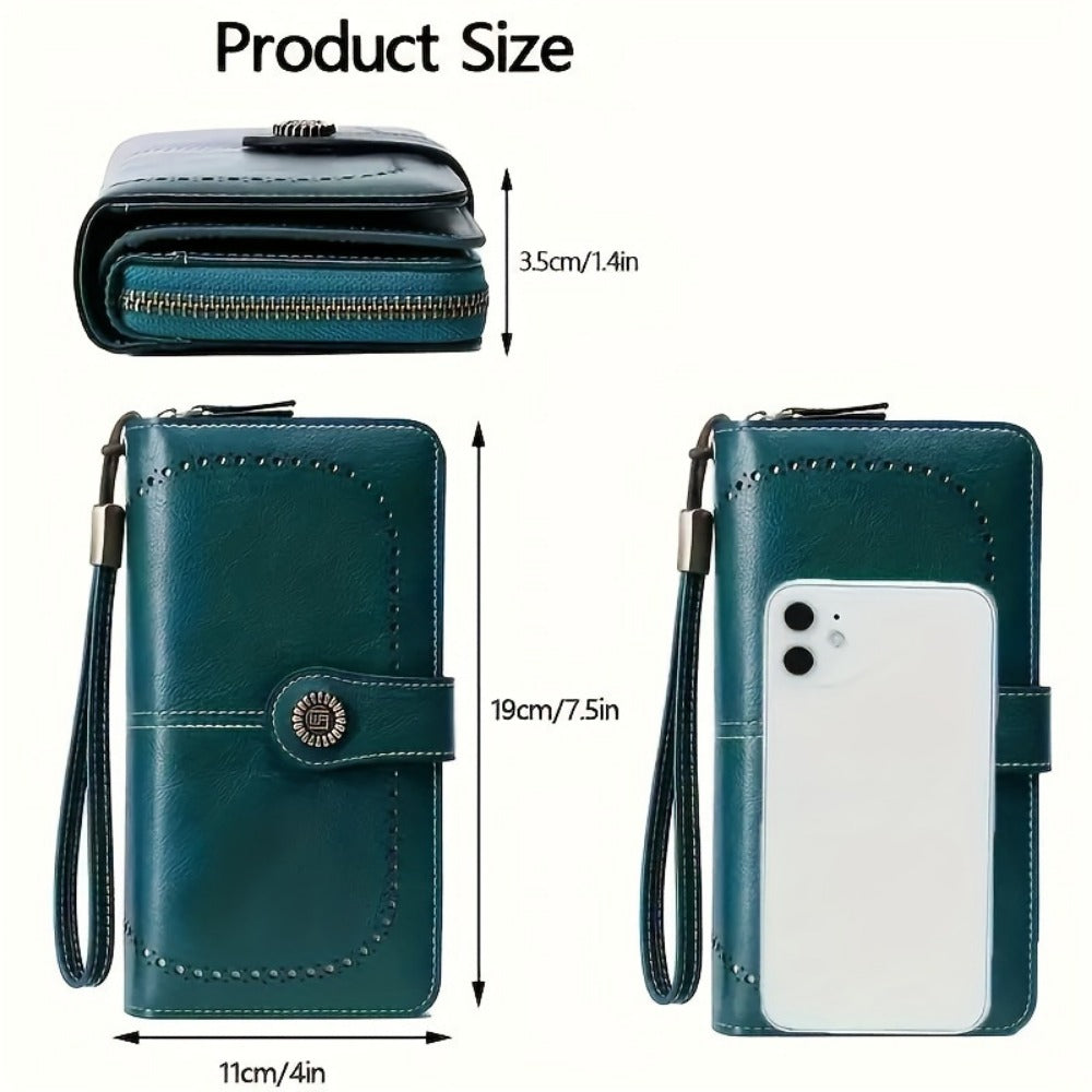 Women's Wallet – Large Capacity, Rfid Wristlet Bowknot Badge Large – detail view 13