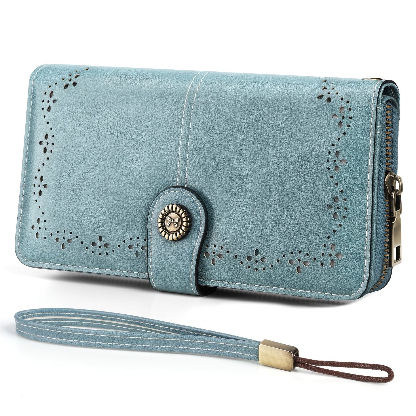 Women's Wallet – Large Capacity, Rfid Wristlet Bowknot Badge Large – detail view 3