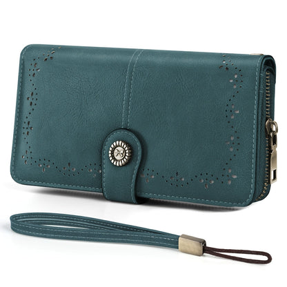 Women's Wallet – Large Capacity, Rfid Wristlet Bowknot Badge Large – alternate view