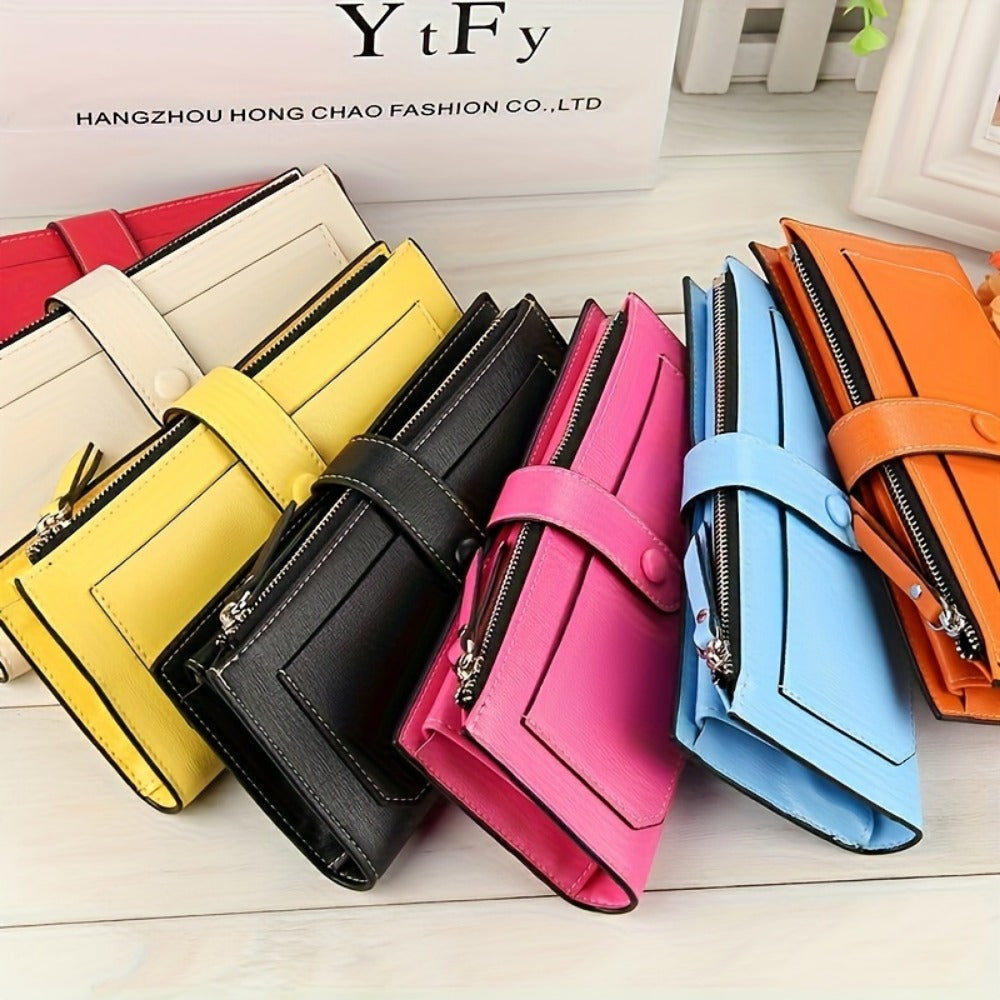 Women's Wallet – 7 Colors, Large Capacity – front view