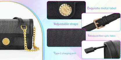Women's Wallet – 7 Color, Led Light Up Luminous Evening – detail view 12