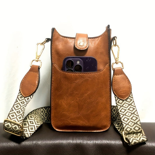 Women's Wallet – Mini, Adjustable Strap, for Everyday Use – front view