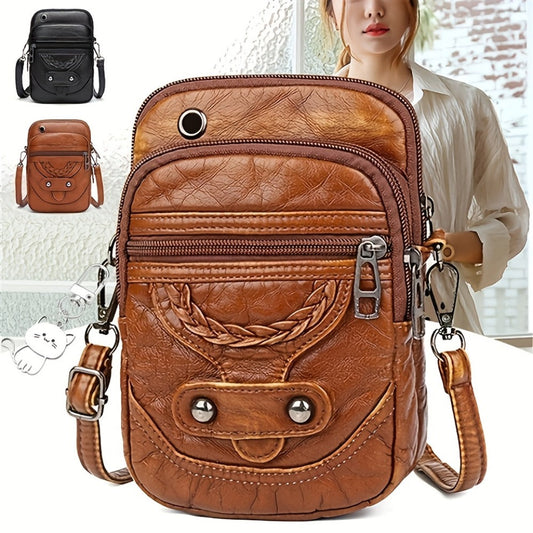 Women's Wallet – Multi Pocket, Adjustable Strap, for Everyday Use – front view
