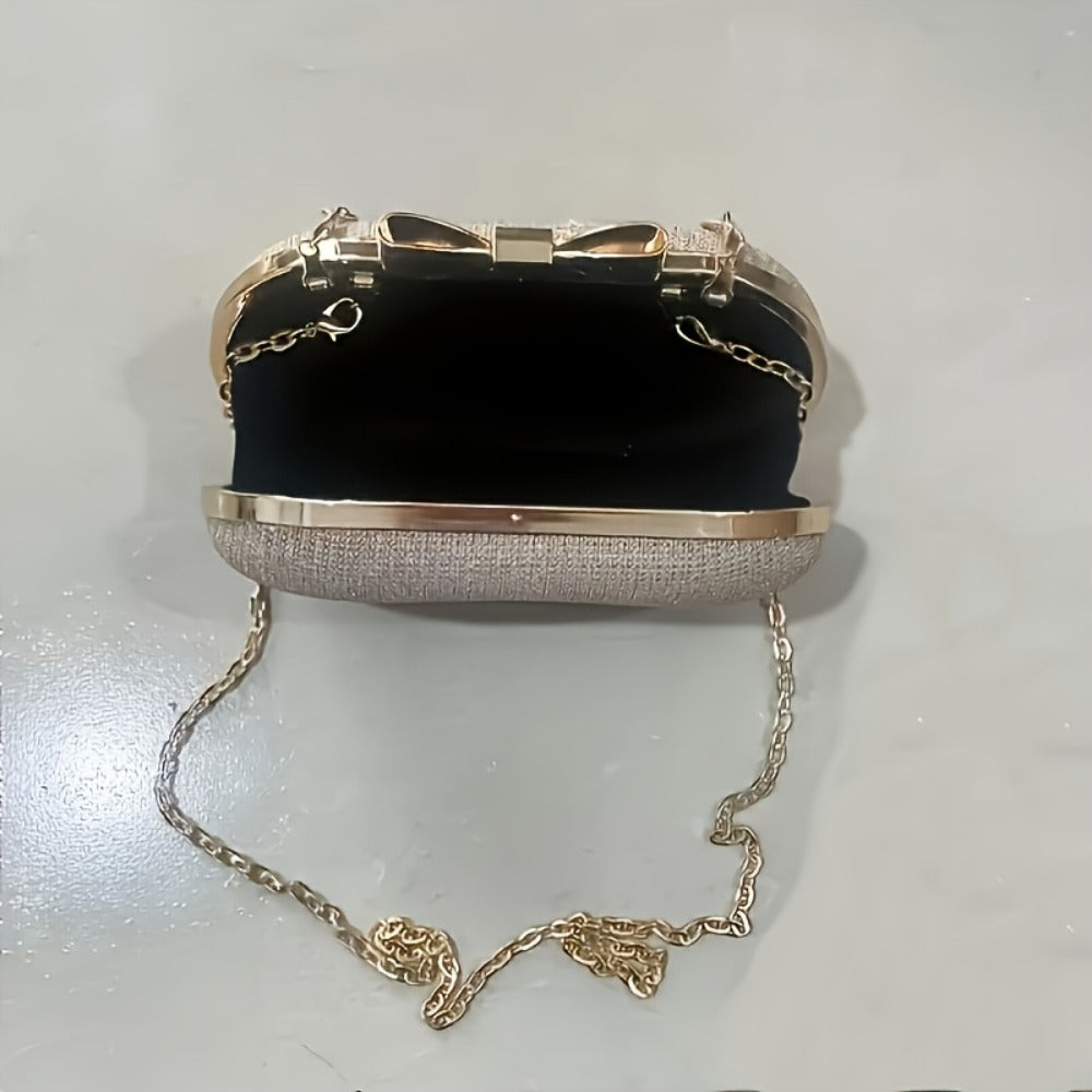 Women's Wallet – Oval Glitter Evening Clutch Sparkly – detail view 8