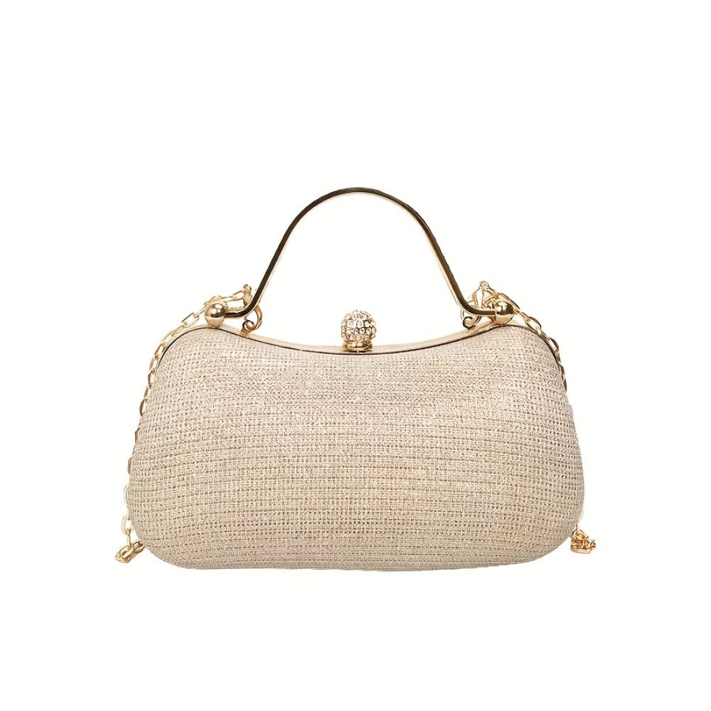 Women's Wallet – Polyester, Shining Beaded Dinner Clutch Elegant – detail view 11