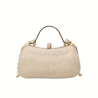 Women's Wallet – Polyester, Shining Beaded Dinner Clutch Elegant – detail view 11