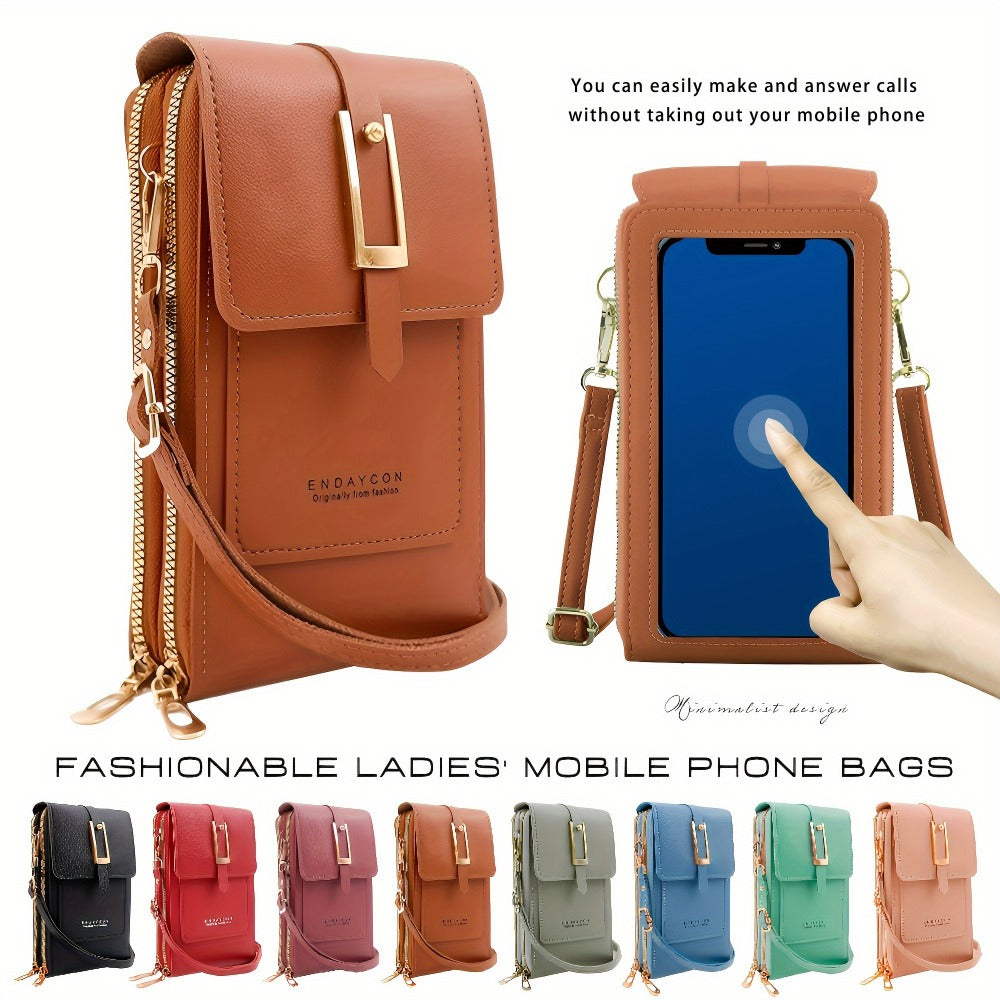 Women's Wallet – PU Leather, Adjustable Strap, Mini – detail view 16