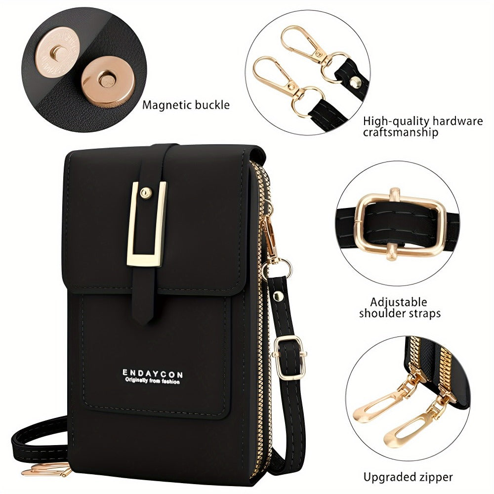 Women's Wallet – PU Leather, Adjustable Strap, Mini – detail view 18
