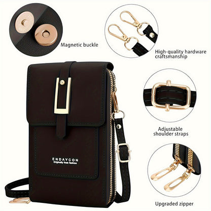 Women's Wallet – PU Leather, Adjustable Strap, Mini – detail view 8